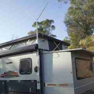 Standard Antenna with Caravan 240v Aerial Booster