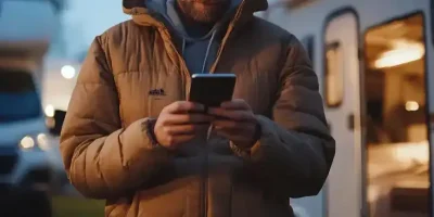 phone as caravan antenna booster